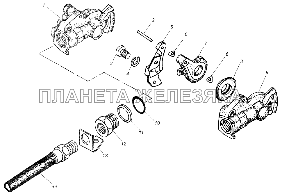 Головка соединительная МАЗ-54326